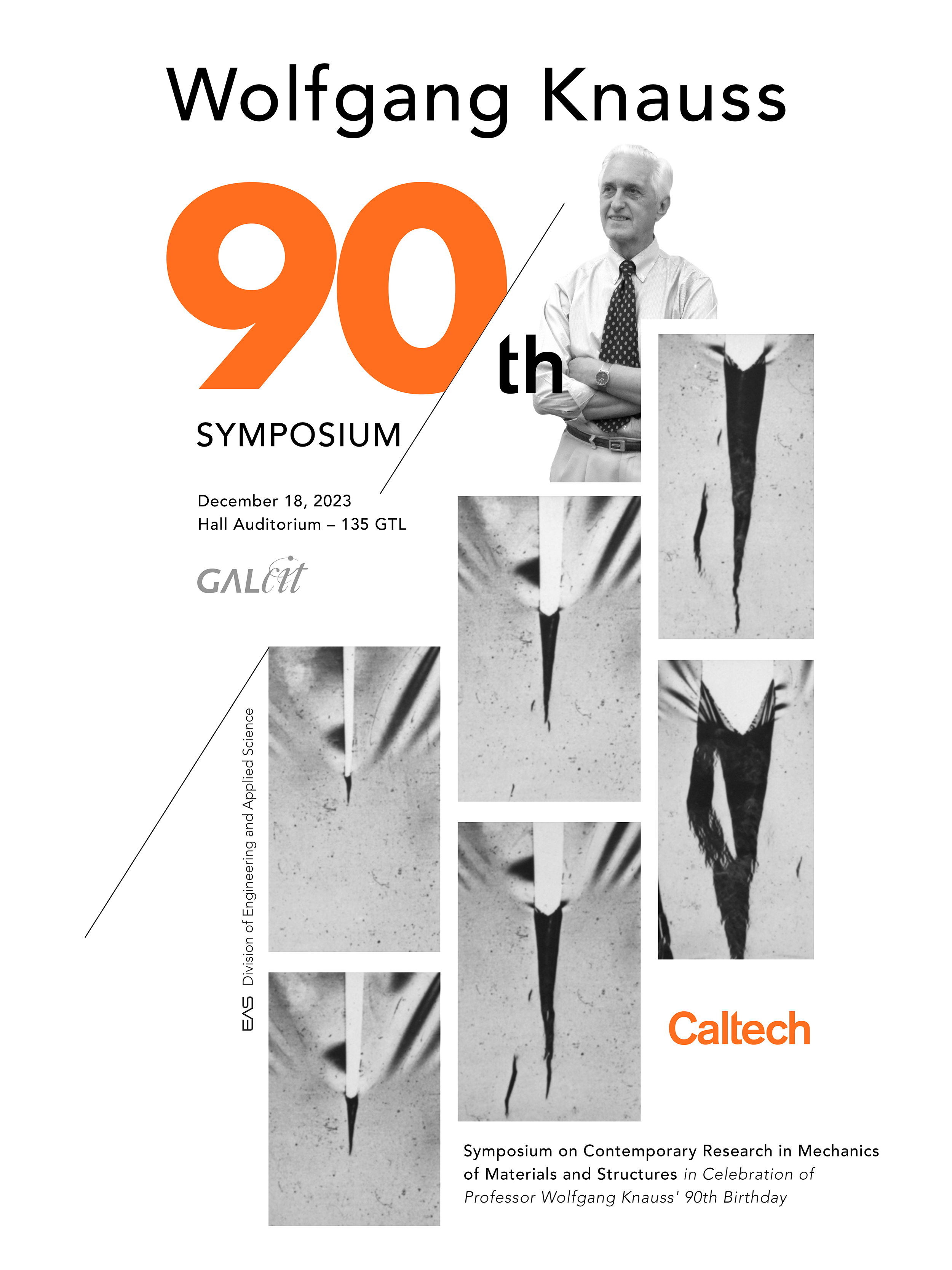 Wolfgang Knauss 90th Symposium poster