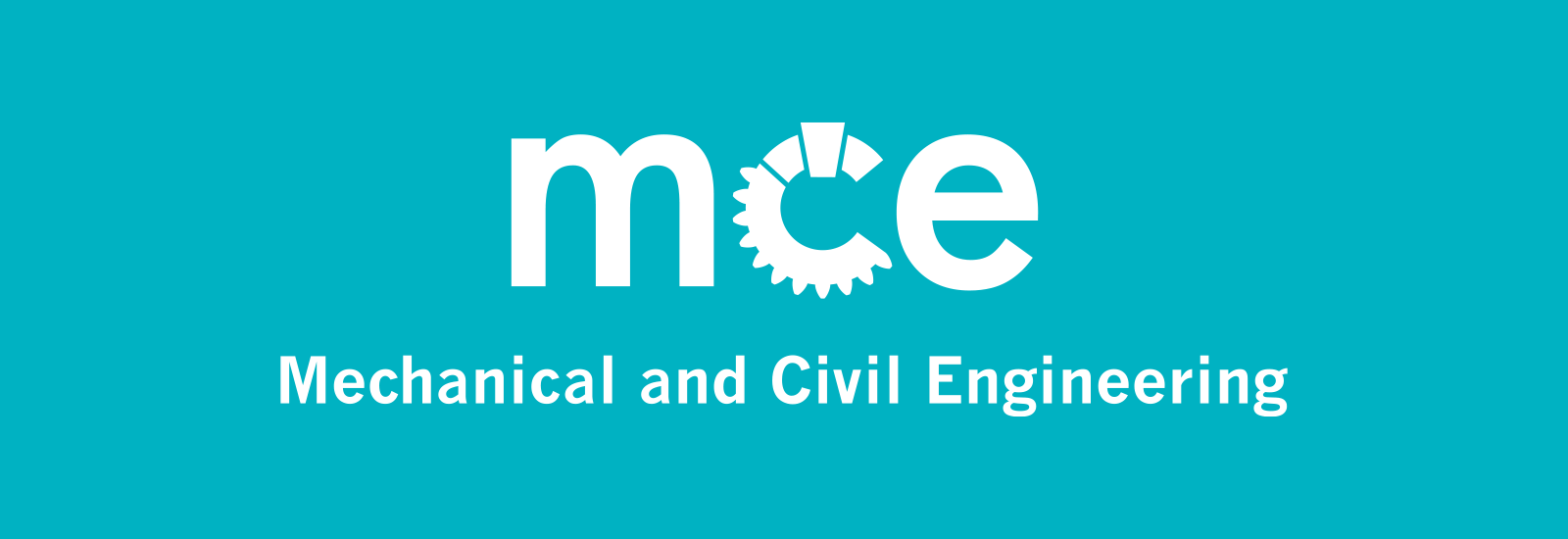 Mechanical and Civil Engineering logo (MCE)